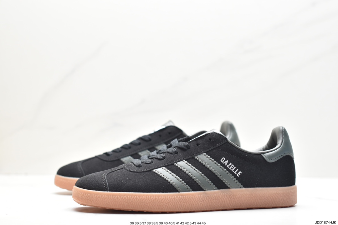 Adidas Originals Gazelle Indoor Trefoil Retro Anti-slip Wear-resistant Low-top Sneakers GX2210