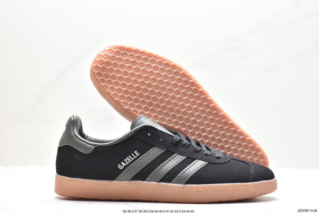 Adidas Originals Gazelle Indoor Trefoil Retro Anti-slip Wear-resistant Low-top Sneakers GX2210