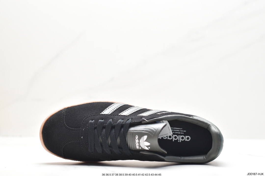 Adidas Originals Gazelle Indoor Trefoil Retro Anti-slip Wear-resistant Low-top Sneakers GX2210