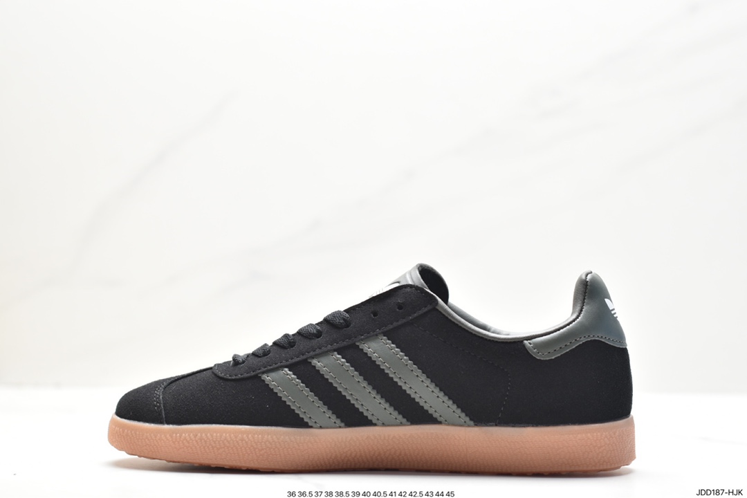 Adidas Originals Gazelle Indoor Trefoil Retro Anti-slip Wear-resistant Low-top Sneakers GX2210