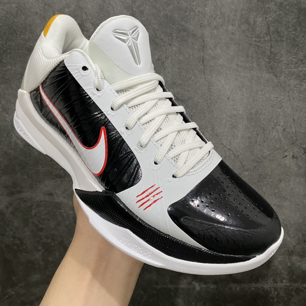 图片[3]-【S2纯原】Nike KOBE 5 Protro 科比五代 男子实战篮球鞋 黑白低帮李小龙 CD4991-101n高端零售 外贸专供品质 市售最高版本 原鞋原数据纸板开发 内置Zoom Turbo气垫 后掌EVA缓震 实战配置直接拉满 原档数据3D打印 鞋面细节匹配原版 全身鞋材卡料色独家定制 唯一正确喷漆SWOOSH Flyknit飞线科技，给予鞋身足够抗扭矩力 真实底模最大47.5  尺码：40 40.5 41 42 42.5 43 44 44.5 45 46 47.5-莆田鞋批发中心