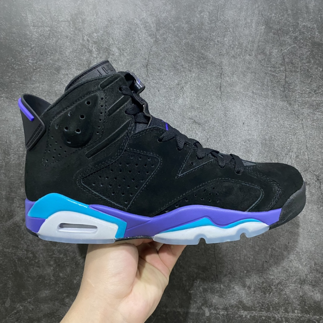 【外贸版本】Air Jordan 6 ”Aqua” AJ6 乔6黑紫 CT8529-004