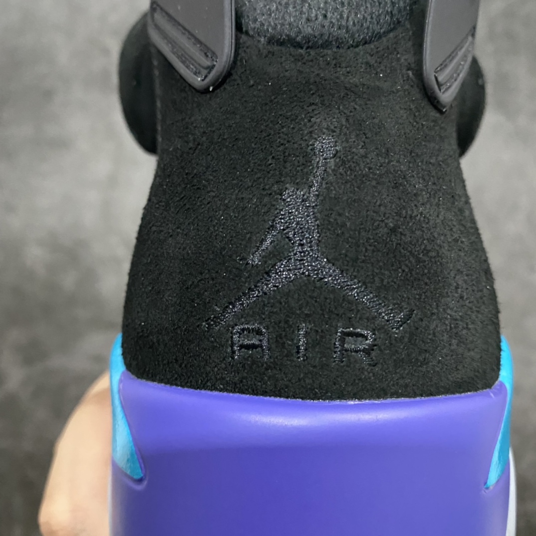 图片[3]-【外贸版本】Air Jordan 6 \”Aqua\” AJ6 乔6黑紫 CT8529-004n外贸大厂出品 顶级品质n原楦原纸板开发 采购原厂皮料原厂定型 后跟完美小蛮腰效果到手可放心比对发售原鞋 上脚百分百充当正品驾驭真正原装公司级完美鞋型 一切细节实拍所见所得！n纸板中底 完美版型 一应俱全 外贸专供 发国外寄售可稳妥充正操作n配色以黑色，明亮的蓝色和湖水绿为配色方案，鞋款与2010年的样品相似，黑色磨砂鞋面与蓝色和湖水绿装扮中底，最后以半透明水晶外底。该版本将提供家庭尺寸和特殊包装鞋盒。 尺码：40 40.5 41 42 42.5 43 44 44.5 45 46 47.5-莆田鞋批发中心