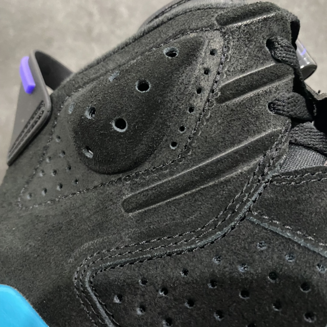 图片[6]-【外贸版本】Air Jordan 6 \”Aqua\” AJ6 乔6黑紫 CT8529-004n外贸大厂出品 顶级品质n原楦原纸板开发 采购原厂皮料原厂定型 后跟完美小蛮腰效果到手可放心比对发售原鞋 上脚百分百充当正品驾驭真正原装公司级完美鞋型 一切细节实拍所见所得！n纸板中底 完美版型 一应俱全 外贸专供 发国外寄售可稳妥充正操作n配色以黑色，明亮的蓝色和湖水绿为配色方案，鞋款与2010年的样品相似，黑色磨砂鞋面与蓝色和湖水绿装扮中底，最后以半透明水晶外底。该版本将提供家庭尺寸和特殊包装鞋盒。 尺码：40 40.5 41 42 42.5 43 44 44.5 45 46 47.5-莆田鞋批发中心