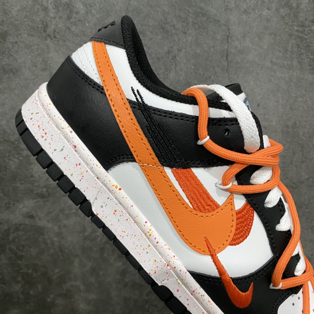 图片[7]-【CS版本】NK Dunk Low Multi-Color Swoosh SB低帮解构绑带活力三勾黑白橙 货号：FD4623-144nn专业dunk大厂 主打dunk85系列的工厂n品质以及性价比都是市场无可匹敌的存在n皮料用的扎实 裁边清洁度超高 鞋型细节也没任何问题n强烈推荐 配色非常齐全 终端供应💪🏻  尺码：36 36.5 37.5 38 38.5 39 40 40.5 41 42 42.5 43 44 44.5 45 46-莆田鞋批发中心