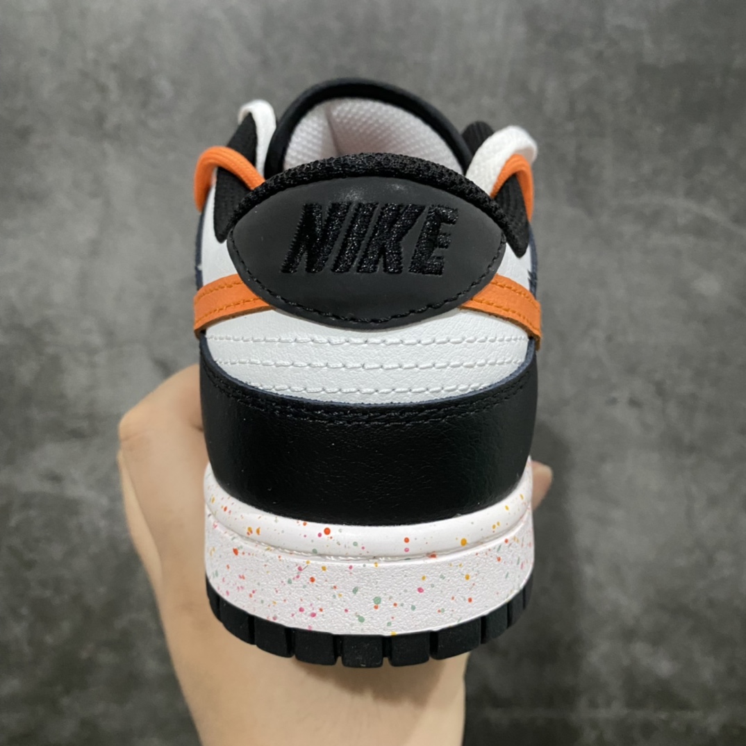 图片[4]-【CS版本】NK Dunk Low Multi-Color Swoosh SB低帮解构绑带活力三勾黑白橙 货号：FD4623-144nn专业dunk大厂 主打dunk85系列的工厂n品质以及性价比都是市场无可匹敌的存在n皮料用的扎实 裁边清洁度超高 鞋型细节也没任何问题n强烈推荐 配色非常齐全 终端供应💪🏻  尺码：36 36.5 37.5 38 38.5 39 40 40.5 41 42 42.5 43 44 44.5 45 46-莆田鞋批发中心