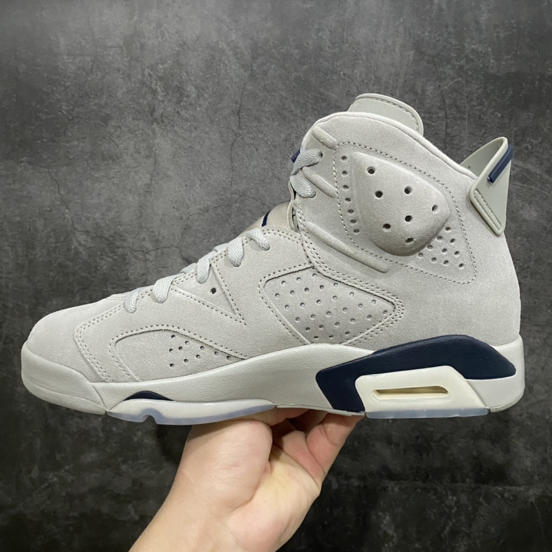 图片[2]-【OG版本】Air Jordan 6 Retro \”Georgetown\”GAJ6乔治城灰蓝麂皮！全码补货！n原鞋开发！配件齐全！正确版本！外贸大佬们首选版本！n原厂定型 原厂操作流程 后跟完美效果 所有细节无问题 货号： CT8529-012 尺码：40.5 41 42 42.5 43 44 44.5 45 45.5 46 47.5-莆田鞋批发中心