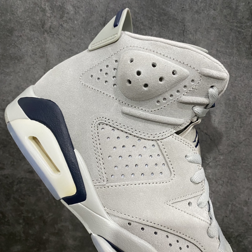 图片[7]-【OG版本】Air Jordan 6 Retro \”Georgetown\”GAJ6乔治城灰蓝麂皮！全码补货！n原鞋开发！配件齐全！正确版本！外贸大佬们首选版本！n原厂定型 原厂操作流程 后跟完美效果 所有细节无问题 货号： CT8529-012 尺码：40.5 41 42 42.5 43 44 44.5 45 45.5 46 47.5-莆田鞋批发中心