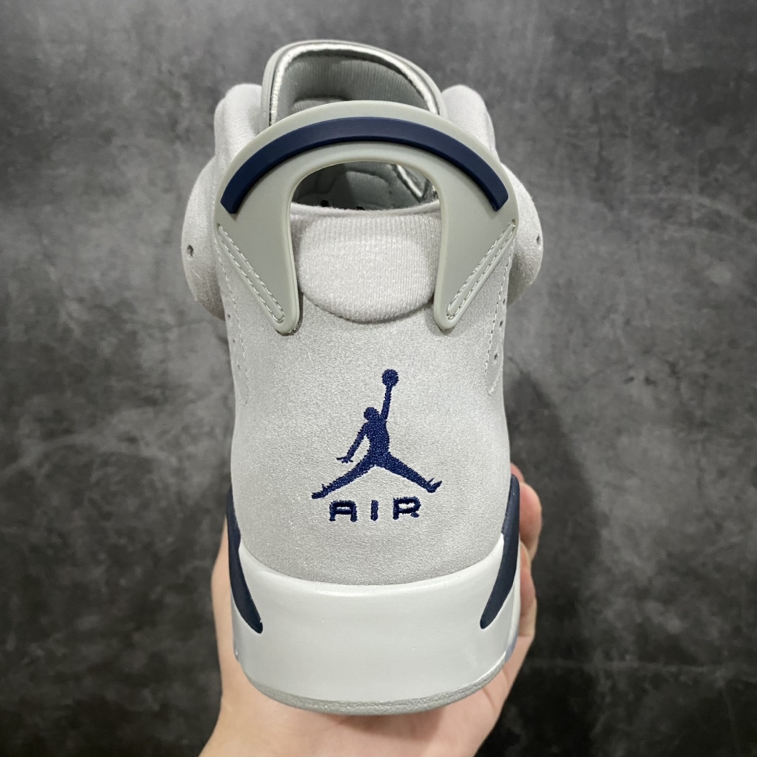 图片[4]-【OG版本】Air Jordan 6 Retro \”Georgetown\”GAJ6乔治城灰蓝麂皮！全码补货！n原鞋开发！配件齐全！正确版本！外贸大佬们首选版本！n原厂定型 原厂操作流程 后跟完美效果 所有细节无问题 货号： CT8529-012 尺码：40.5 41 42 42.5 43 44 44.5 45 45.5 46 47.5-莆田鞋批发中心