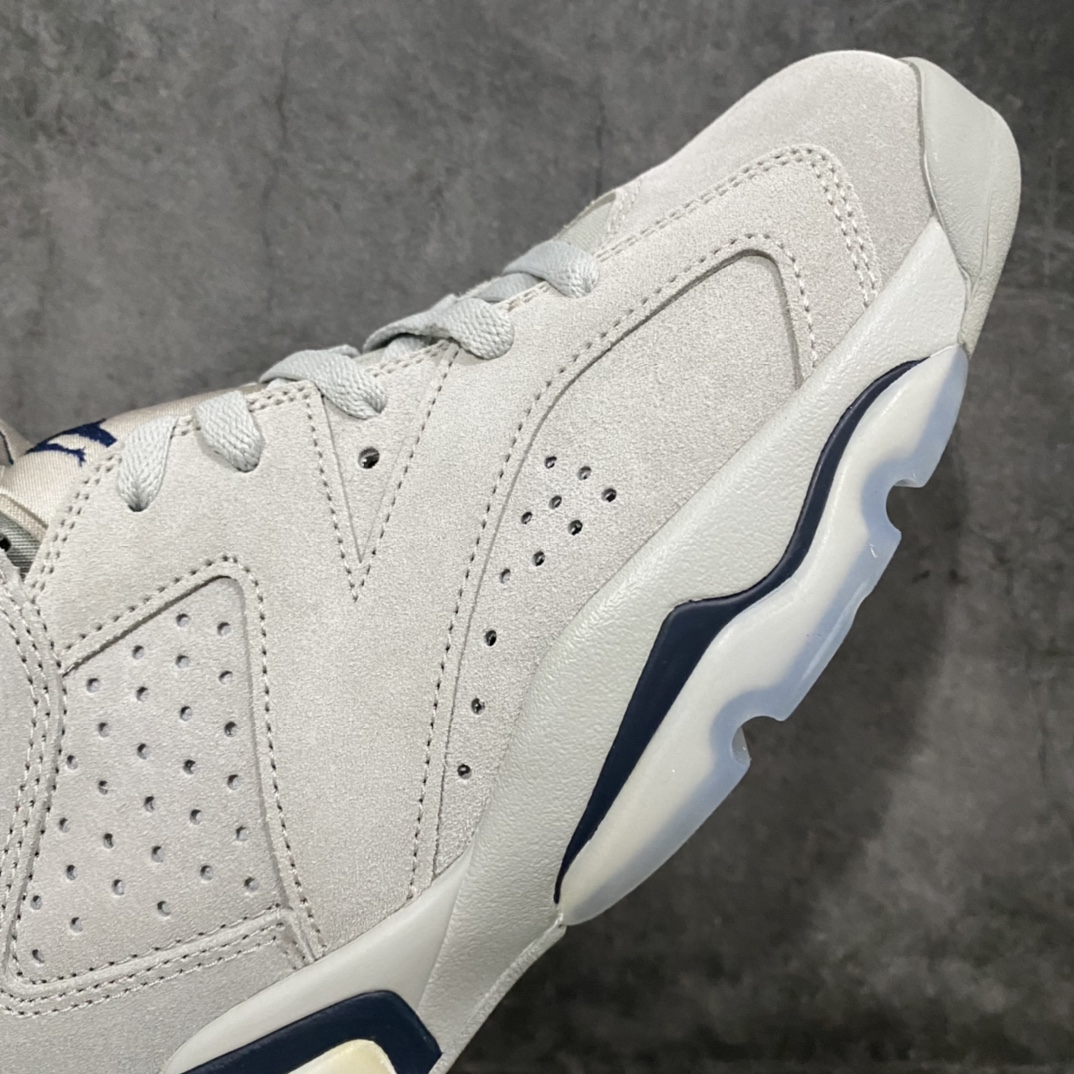 图片[6]-【OG版本】Air Jordan 6 Retro \”Georgetown\”GAJ6乔治城灰蓝麂皮！全码补货！n原鞋开发！配件齐全！正确版本！外贸大佬们首选版本！n原厂定型 原厂操作流程 后跟完美效果 所有细节无问题 货号： CT8529-012 尺码：40.5 41 42 42.5 43 44 44.5 45 45.5 46 47.5-莆田鞋批发中心