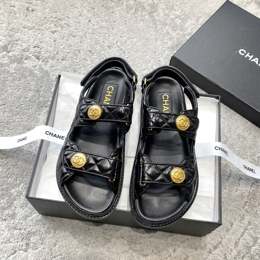 CHANEL сандалі скураныя, робяць скуру ног бялейшай, элегантны фасон