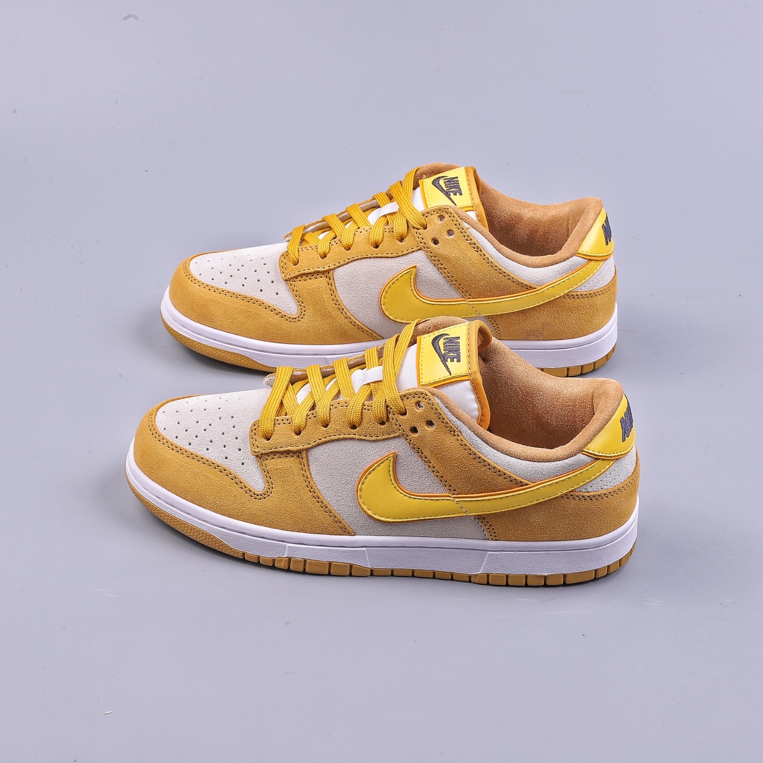 NIKE SB Dunk Low “Gold Suede” 弹芝士布丁冰淇淋 DV7411-200