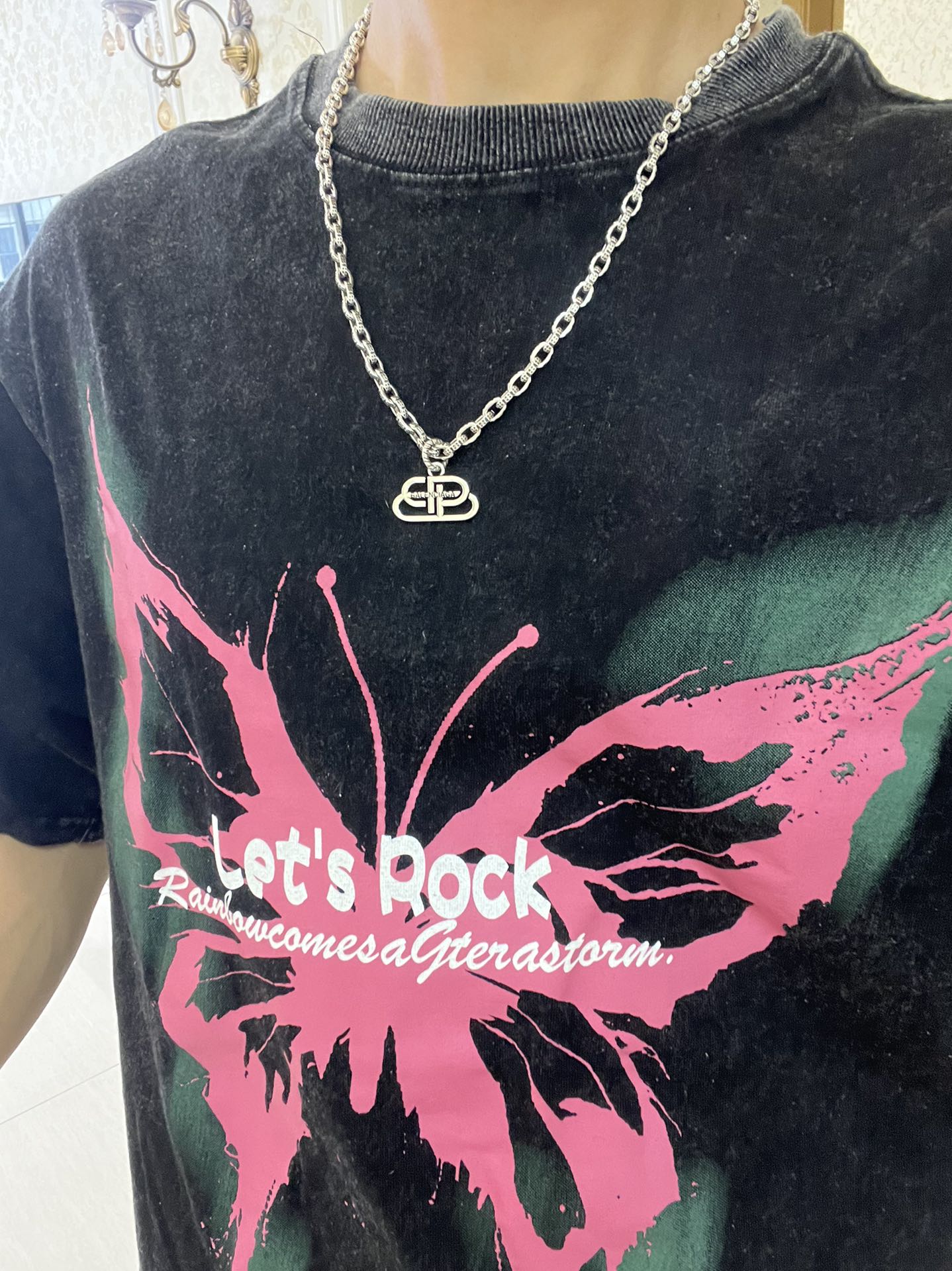 批130 原单货🔹🔹新品 巴黎世家项链 Balenciaga 新款项链🔹专柜一致 细节做工精细 每个细节流程到位 设计工艺精细 火爆款出货 设计独特 复古风格 巴黎世家项链