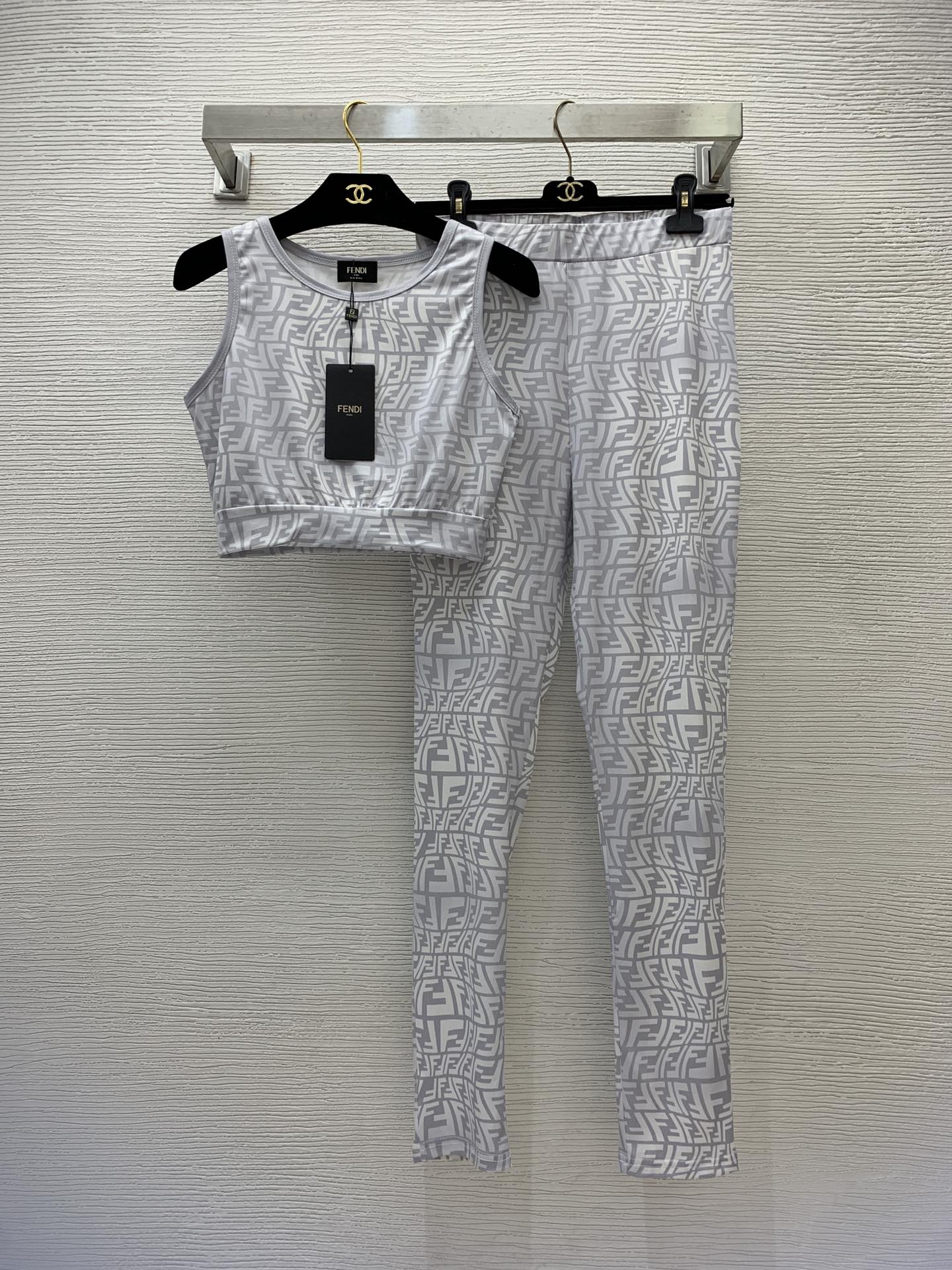 Fendi Clothing Pants & Trousers Tank Tops&Camis Printing Summer Collection Sweatpants