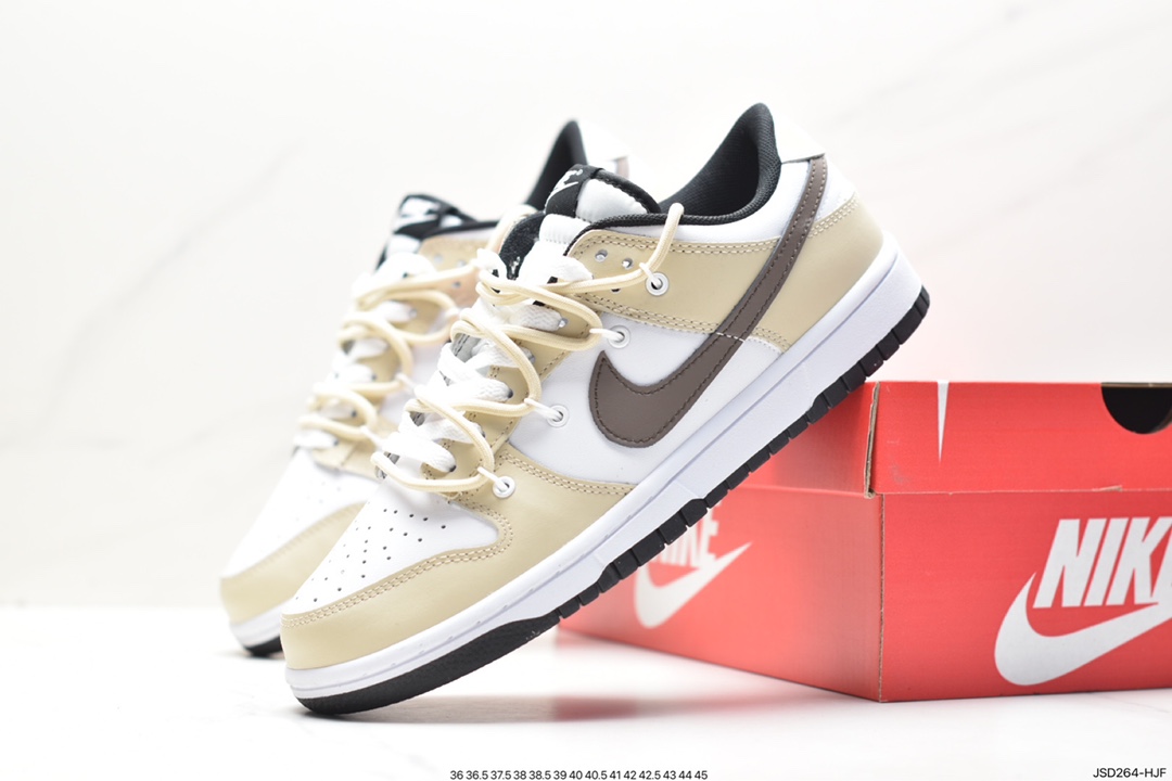 耐克Nike SB Dunk Low”White/Black“扣篮滑板板鞋 DD1391-100