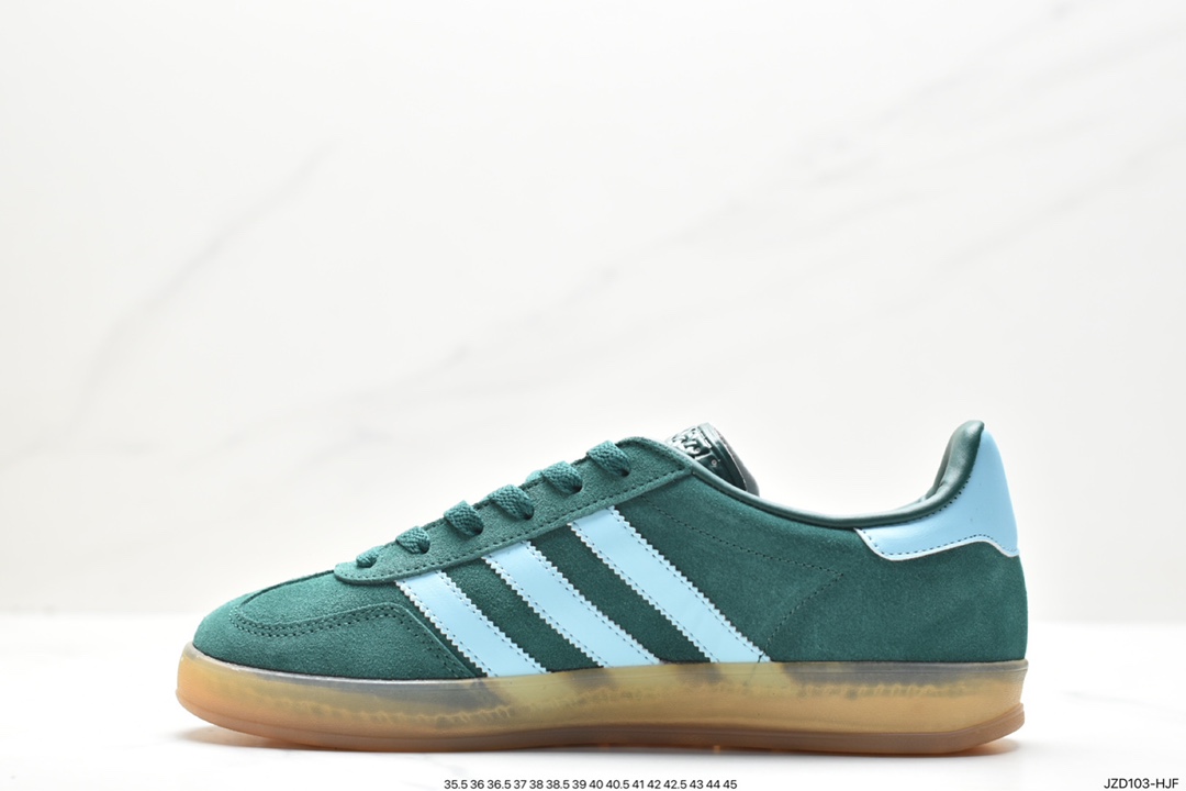 Adidas Originals Gazelle Indoor Trefoil Retro Anti-slip Wear-resistant Low-top Sneakers HQ8717