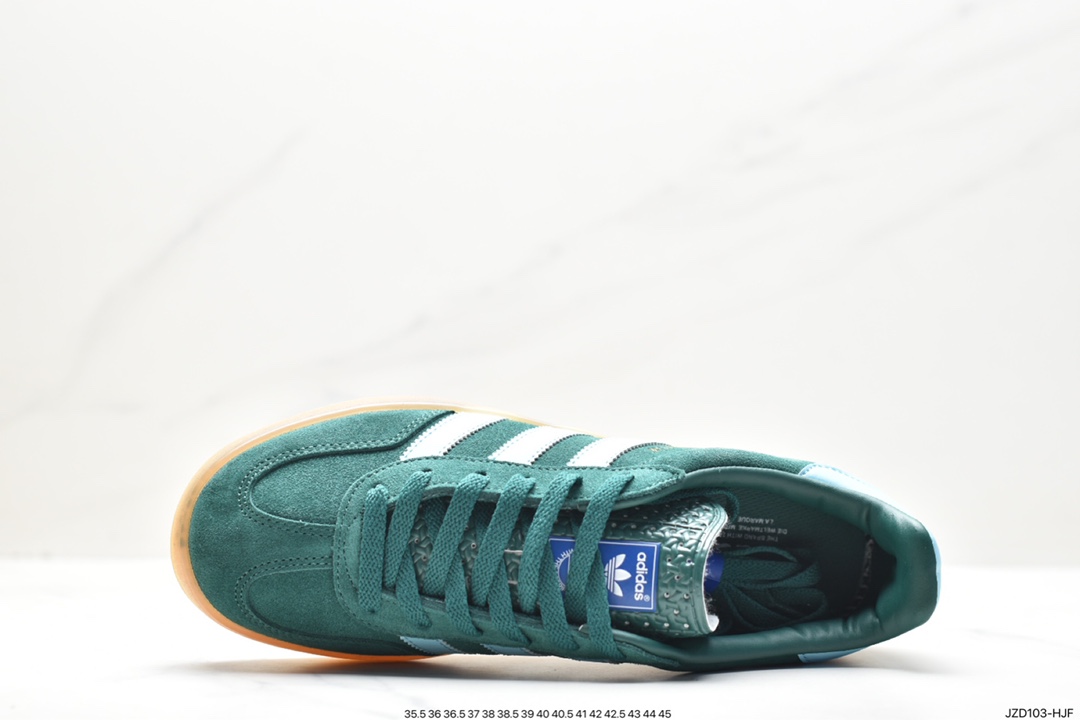 Adidas Originals Gazelle Indoor Trefoil Retro Anti-slip Wear-resistant Low-top Sneakers HQ8717