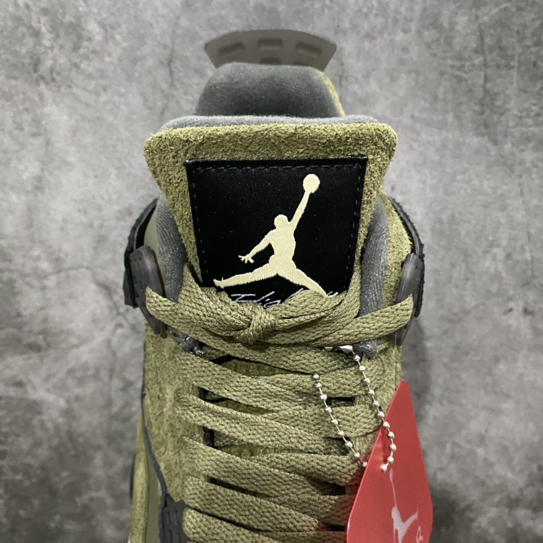 图片[8]-【小绿x版】 Air Jordan 4 AJ4橄榄绿拼接 FB9927-200n纯原冲量天花板 全网可比性最高n一流品控包装 全部采用纯原工艺n鞋身以麂皮、翻毛皮材质拼接打造，营造出丰富的层次感。 配色方面采用深、浅两种绿色为主色调，在鞋带孔等细节部分采用黑色点缀。呈现出极强的军事风。 尺码：40 40.5 41 42 42.5 43 44 44.5 45 46 47.5 48.5-莆田鞋批发中心