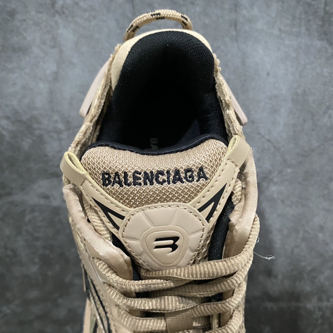 i8 Version 7 Khaki Brown Balenciaga Runner Grafhti Mesh Casual Shoes