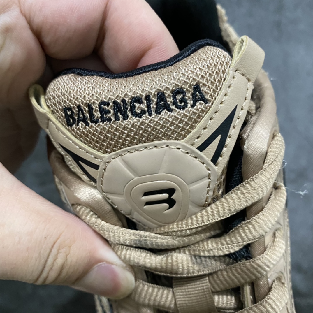 图片[4]-【i8版本】巴黎世家7代卡其棕色nBalenciaga Runner Grafhti 网布系带低帮运动休闲鞋新色上架 顶级品质n全系已出几十个配色n 尺码：35-46-莆田鞋批发中心