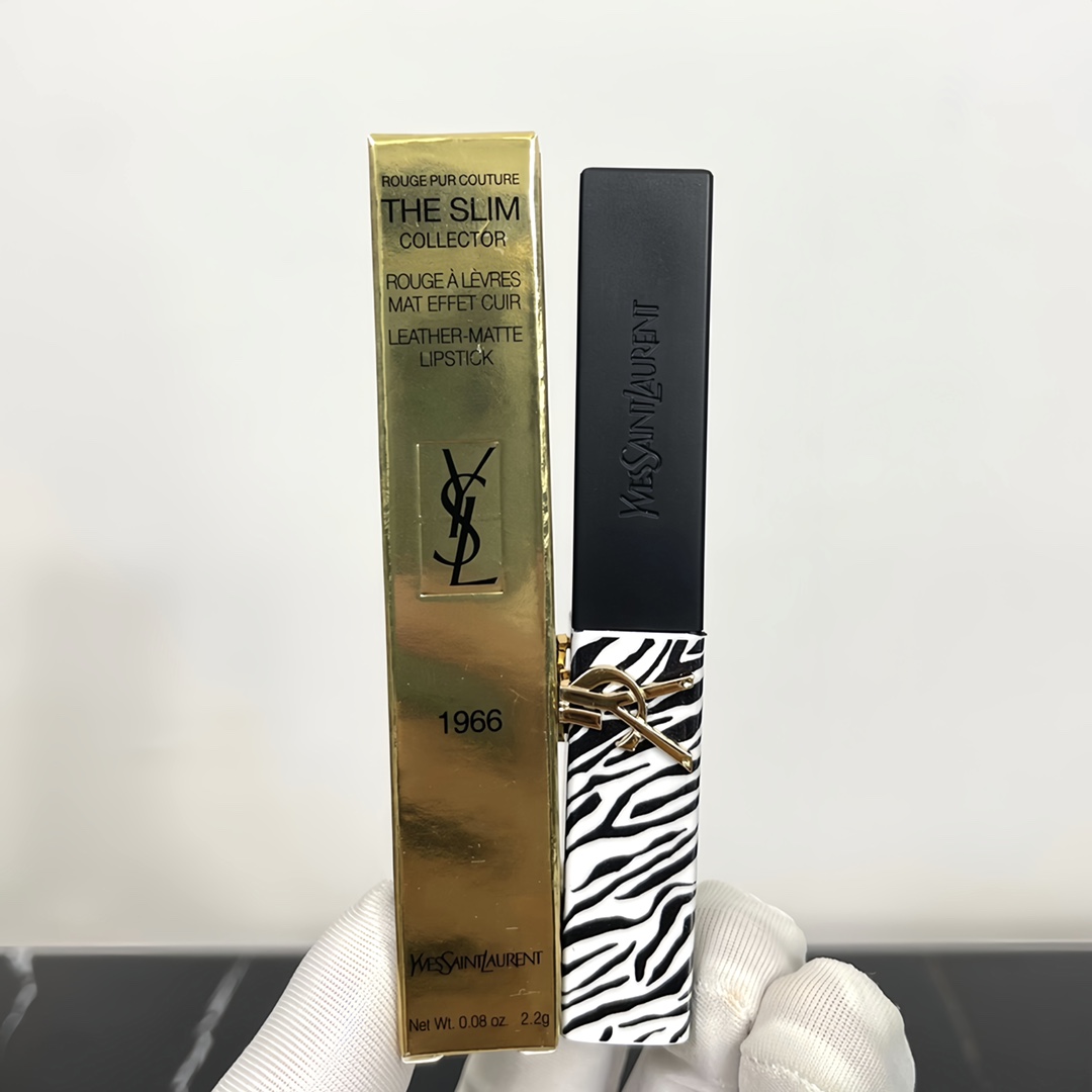 ¡26! (Nota del pedido: lápiz de labios YSL de estampado de cebra + número de color) YSL lápiz de labios de cebra lumino…