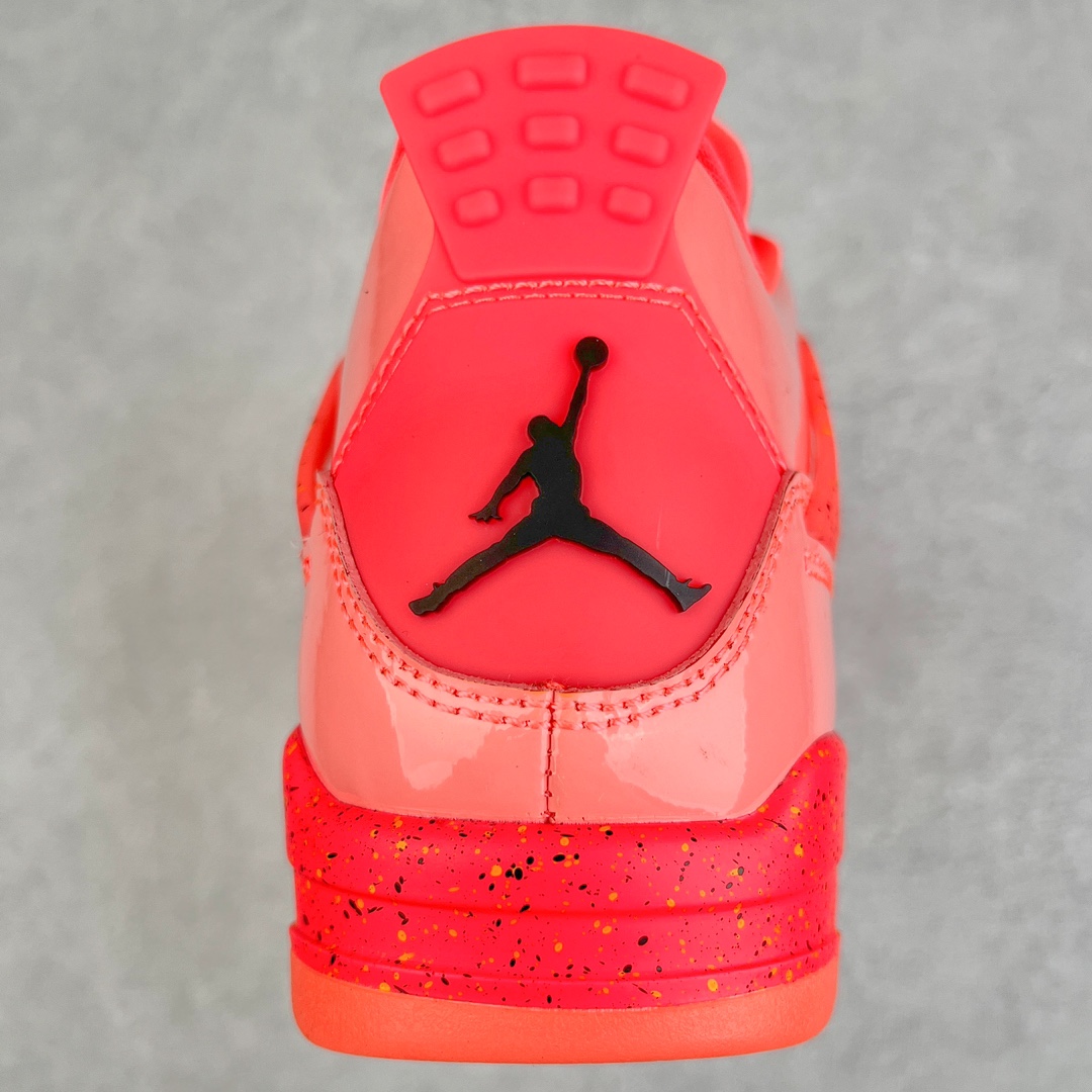 图片[8]-💰340 ＃PB Air Jordan AJ4 Retro 漆皮粉 AQ9128-600 耗时半年巨作 40余配色陆续出货 全套原纸板楦头开发 调试30余版 确保原汁原味完美呈现四代版型 一比一鞋头弧度高度趴度鞋身弧度 此版本只针对中端市场 皮料材质有所更替 其他数据细节工艺流程均保持公司一致 细节品控鞋型随意秒杀市面3XX 4XX 原厂TPU网格鞋带扣 正确内里网布 菱角分明不变形无多余毛边 柔软性质感一致于原鞋 原厂织唛标 原厂飞人电绣工艺 独家绑鞋带手法 印刷中底布 四线拉帮 米色美纹纸贴合固定 进口港宝加持 后跟自然饱满 全鞋荧光划线卡点 追求极致完美 每一双都是工艺品 多重QC质检 超越公司货的品控标准 实实在在的免检产品 尺码：40 40.5 41 42 42.5 43 44 44.5 45 46 47.5 48.5 编码：by4936010-运动鞋