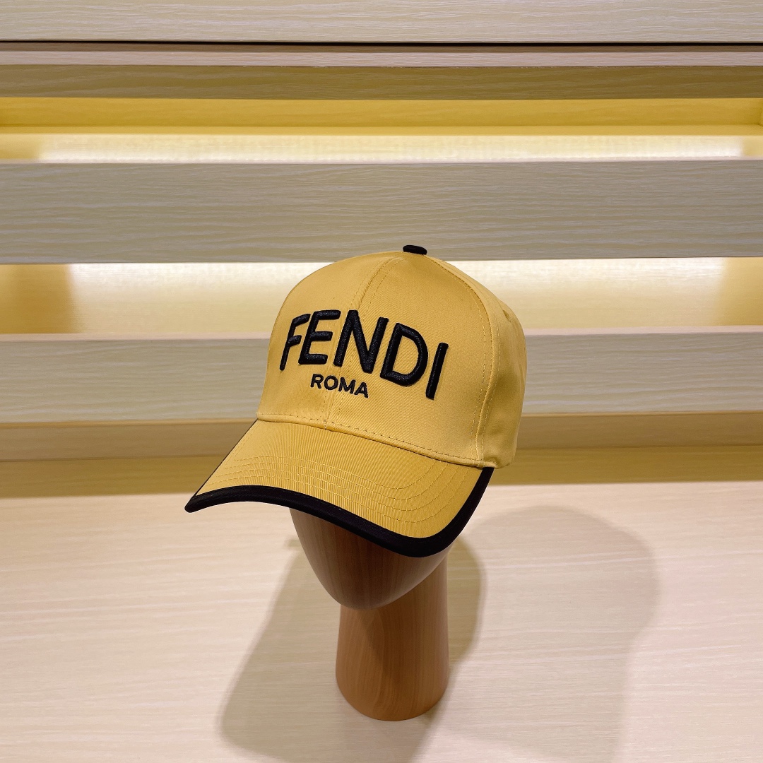 Fendi Hats Baseball Cap AAA Quality Replica Embroidery