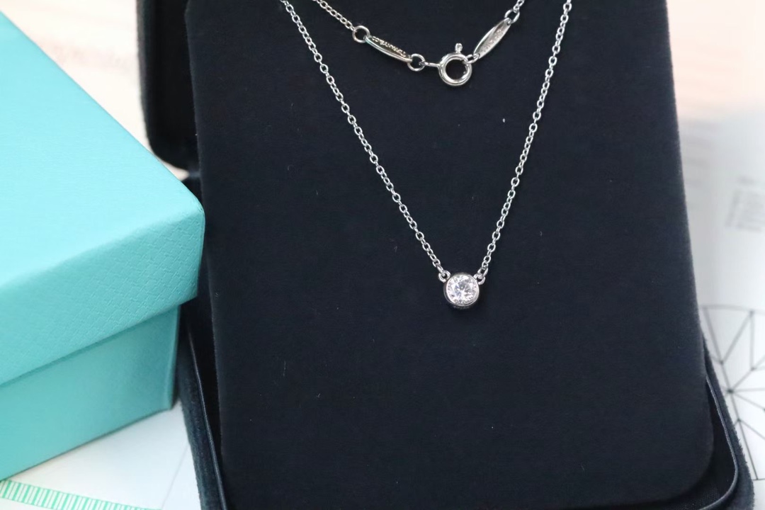 Tiffany & Co. Tiffany&Co.银色泡泡 锁骨项链 925银