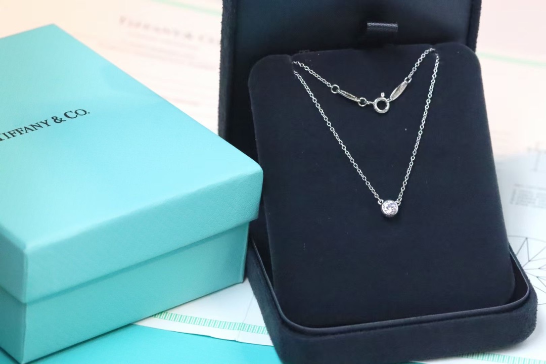 Tiffany & Co. Tiffany&Co.银色泡泡 锁骨项链 925银