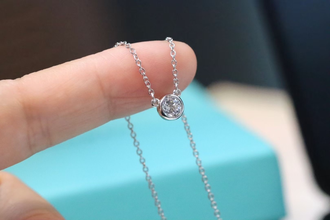 Tiffany & Co. Tiffany&Co.银色泡泡 锁骨项链 925银