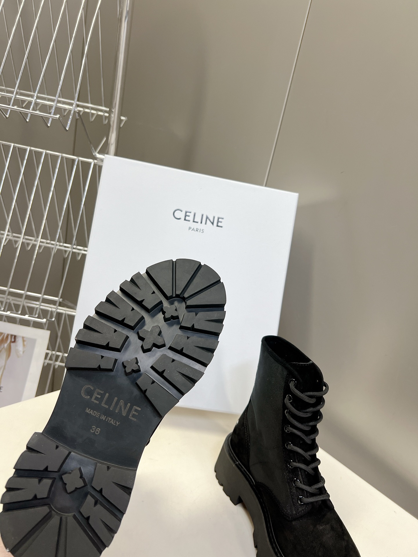 秋冬CELINE思琳Lisa同款马丁