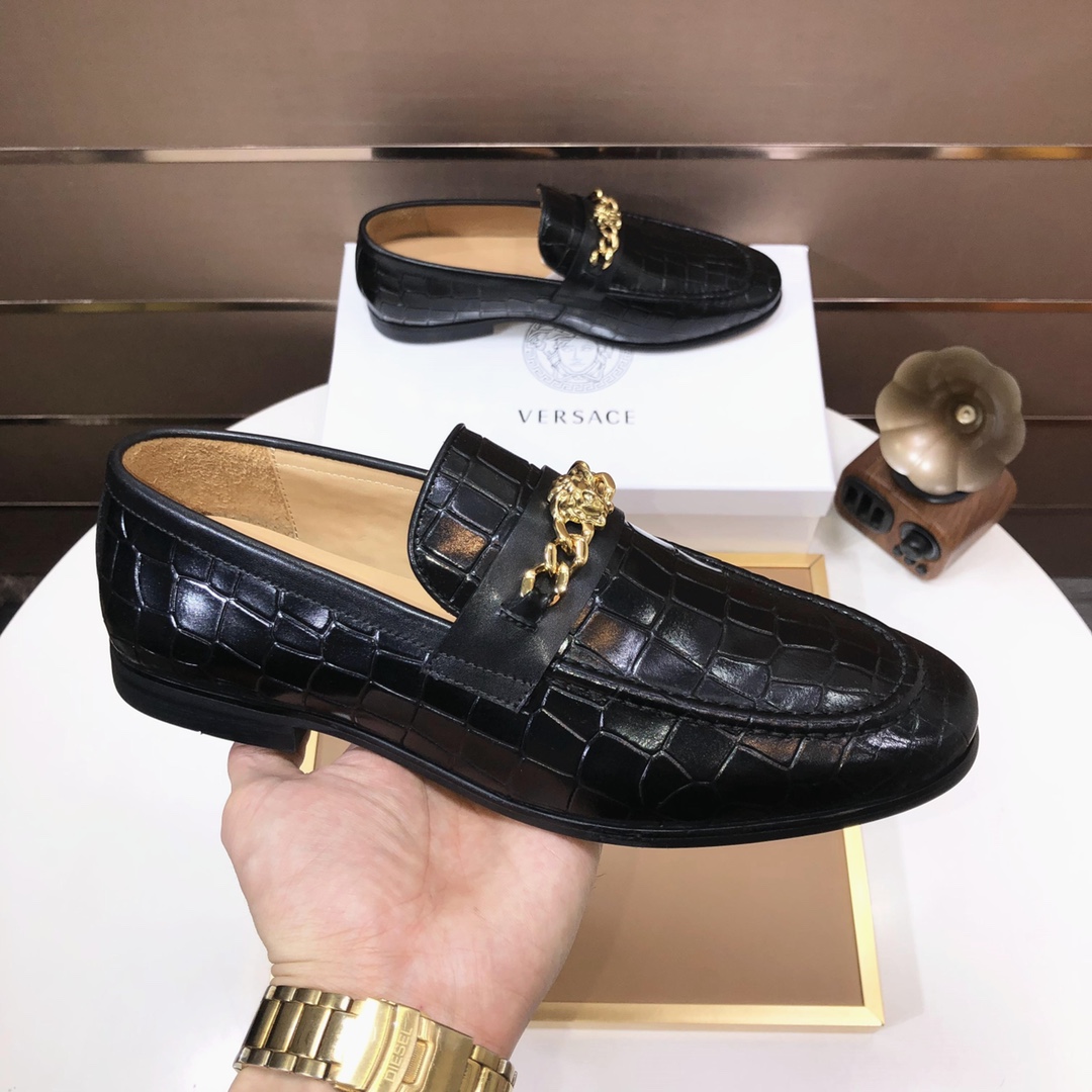lote de fábrica [Versace] zapatos de soja Versace contador lista sincrónica, los nuevos zapatos de l