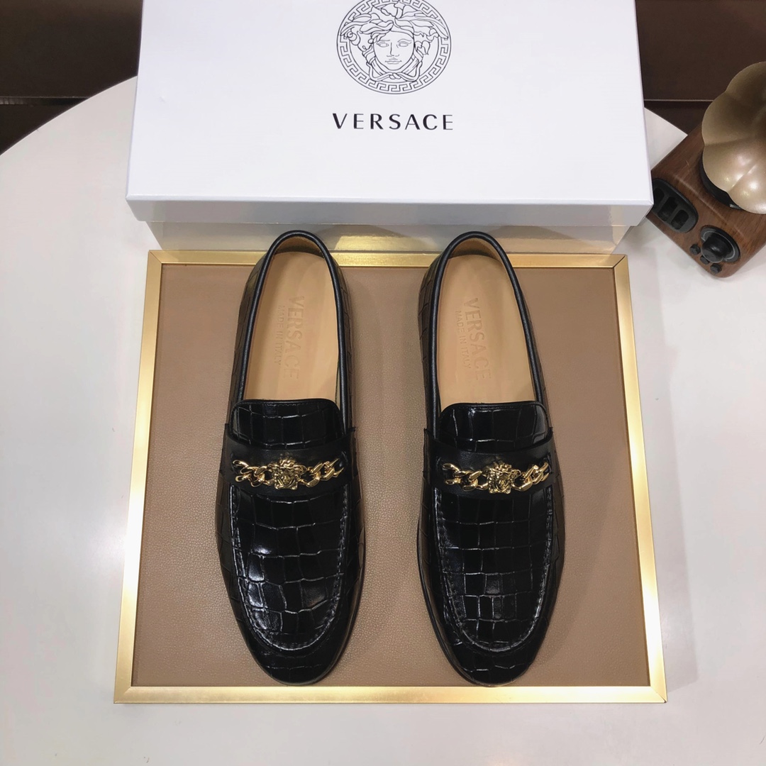 lote de fábrica [Versace] zapatos de soja Versace contador lista sincrónica, los nuevos zapatos de l