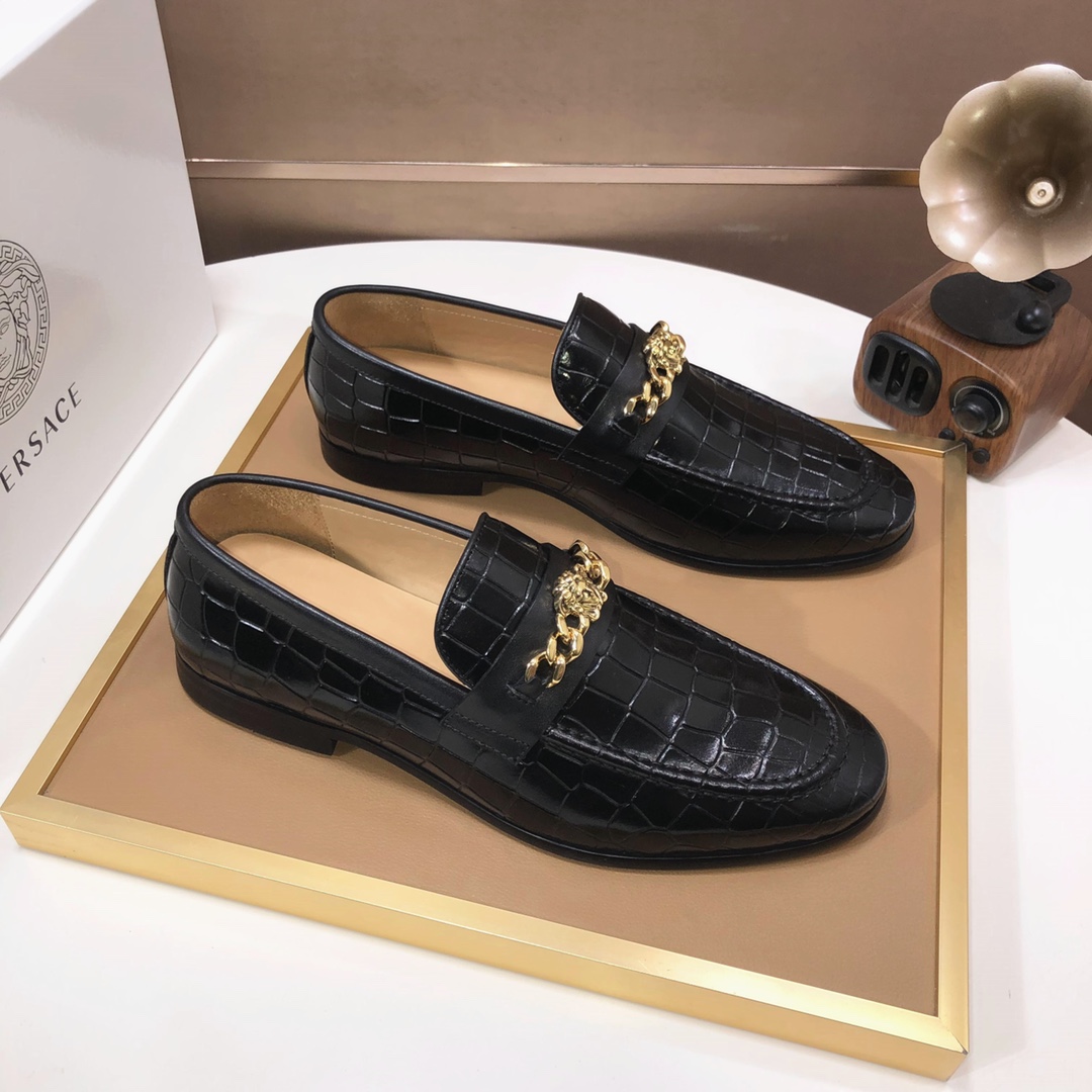 lote de fábrica [Versace] zapatos de soja Versace contador lista sincrónica, los nuevos zapatos de l