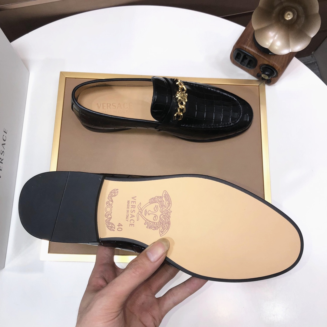 lote de fábrica [Versace] zapatos de soja Versace contador lista sincrónica, los nuevos zapatos de l
