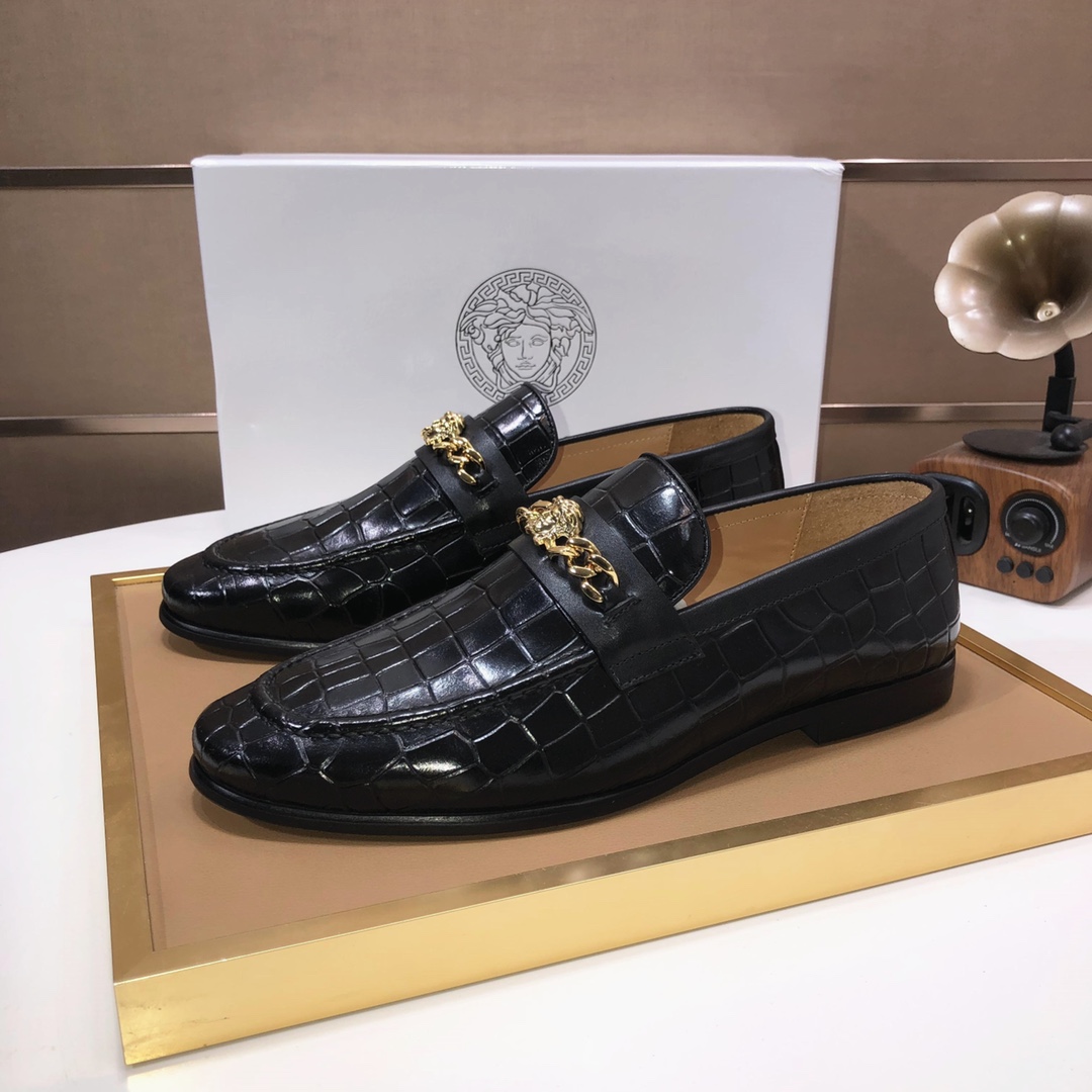 lote de fábrica [Versace] zapatos de soja Versace contador lista sincrónica, los nuevos zapatos de l