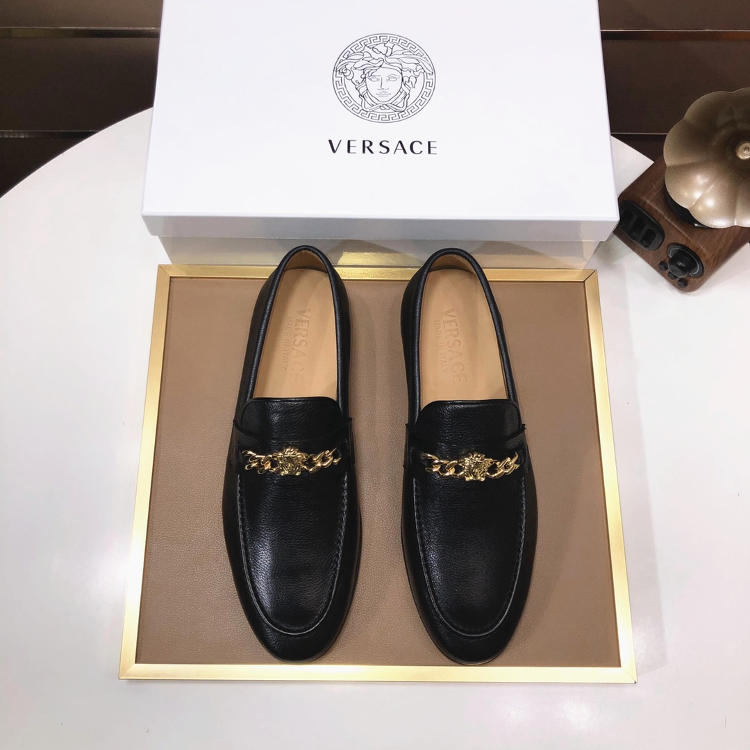 lote de fábrica [Versace] zapatos de soja Versace contador lista sincrónica, los nuevos zapatos de l