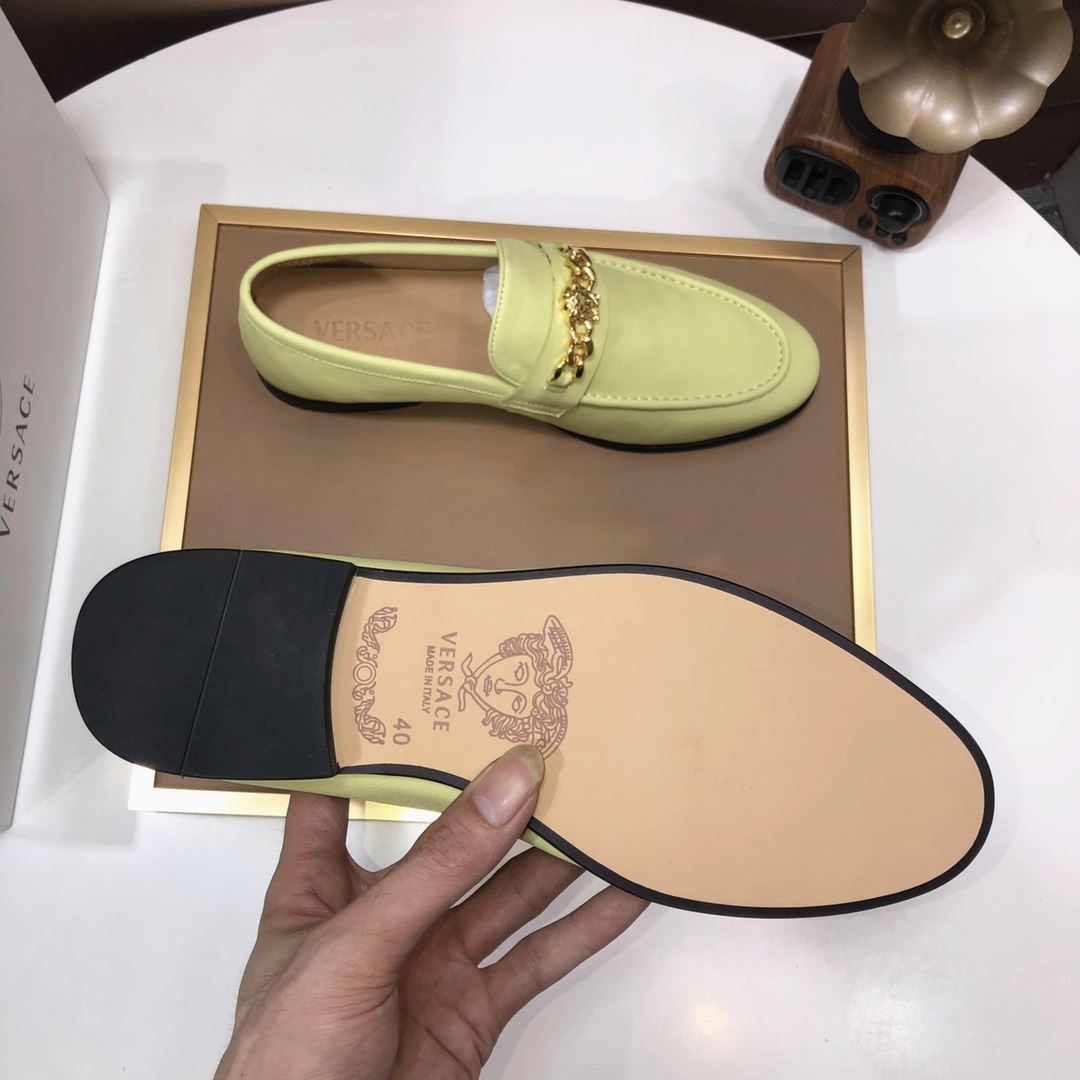 lote de fábrica [Versace] zapatos de soja Versace contador lista sincrónica, los nuevos zapatos de l