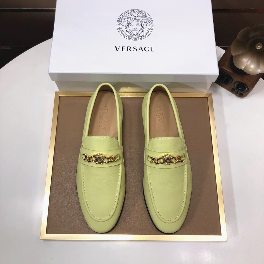 lote de fábrica [Versace] zapatos de soja Versace contador lista sincrónica, los nuevos zapatos de l