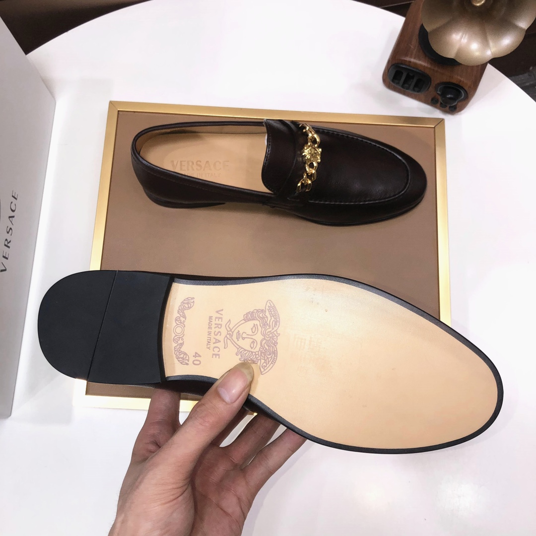 lote de fábrica [Versace] zapatos de soja Versace contador lista sincrónica, los nuevos zapatos de l