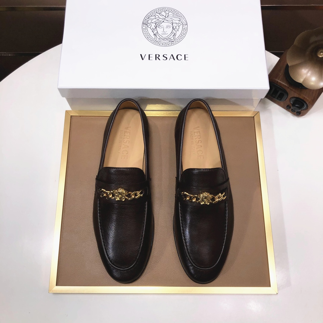 lote de fábrica [Versace] zapatos de soja Versace contador lista sincrónica, los nuevos zapatos de l