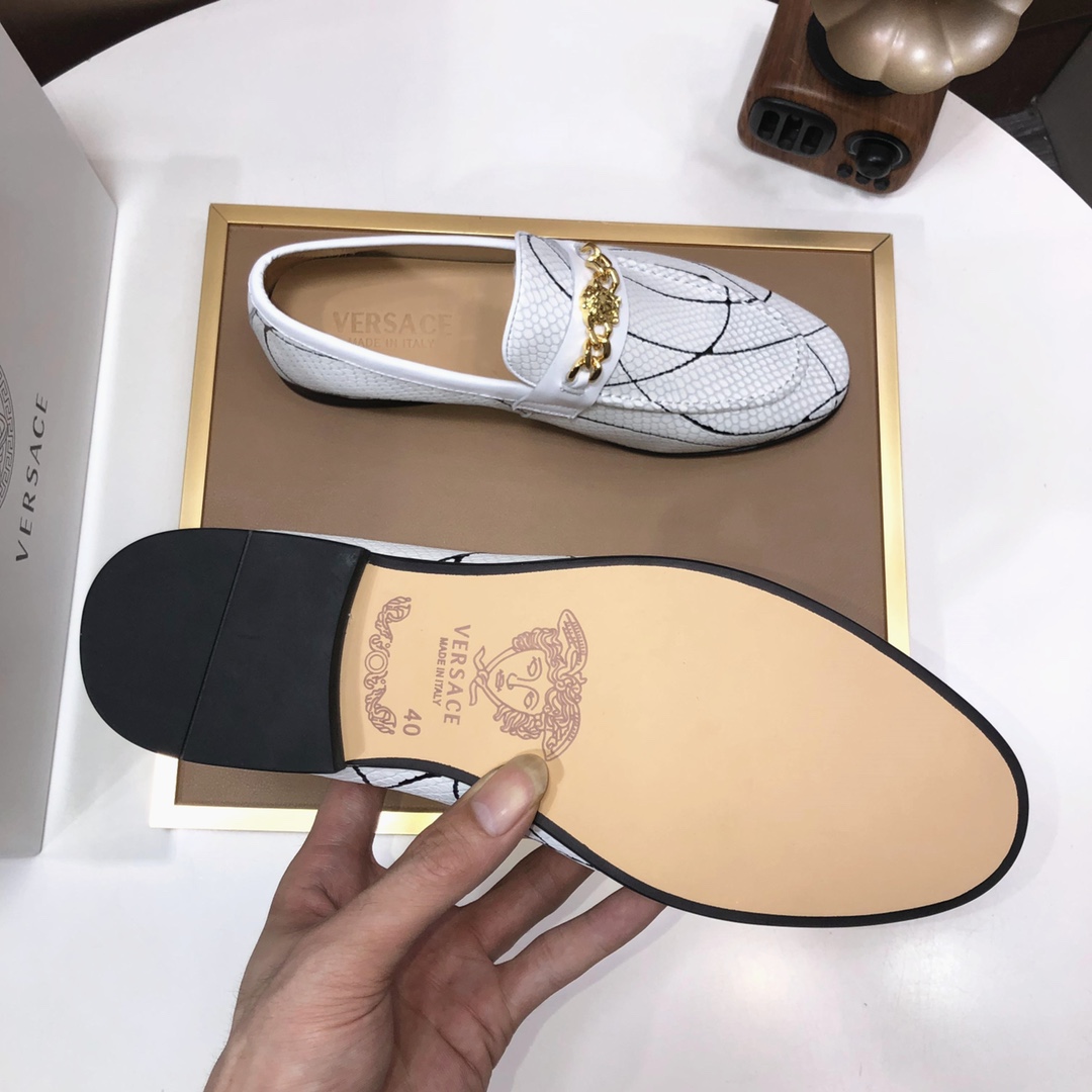 lote de fábrica [Versace] zapatos de soja Versace contador lista sincrónica, los nuevos zapatos de l