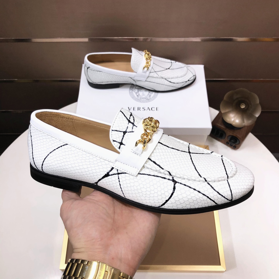 lote de fábrica [Versace] zapatos de soja Versace contador lista sincrónica, los nuevos zapatos de l