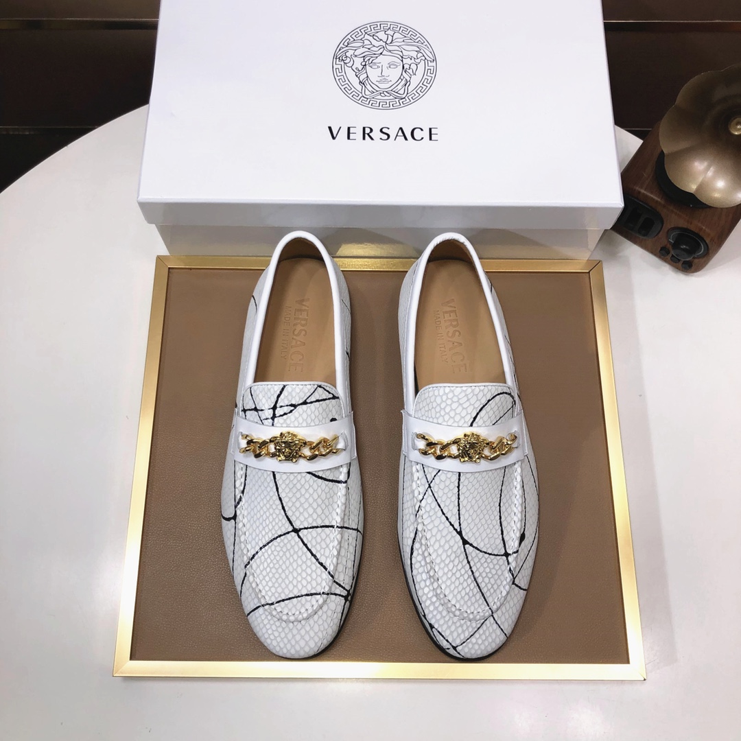 lote de fábrica [Versace] zapatos de soja Versace contador lista sincrónica, los nuevos zapatos de l