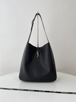 Yves Saint Laurent Crossbody & Shoulder Bags Luxury Cheap Replica
 Black Lychee Pattern All Copper Cowhide Underarm