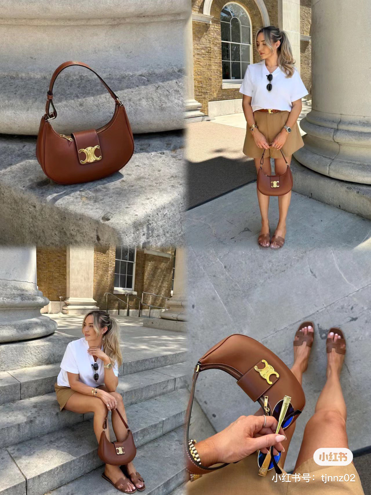 NO:213589,A good-looking bag cannot be hidden. The new AVA is worthy of being the Celine underarm bag that Lisa frantically sells goods. The classic bag type has added eye-catching Arc de Triomphe hardware, which has captured the hearts of major fashion bloggers. Celine, celine, celine19860909好看的包包是藏不住的 新款AVA 不愧是Lisa疯狂带货的Celine腋下包 在经典的包型基础上加了醒目凯旋门五金 又俘获各大时尚博主的心啦,赛琳celine,celine,celine,Bag