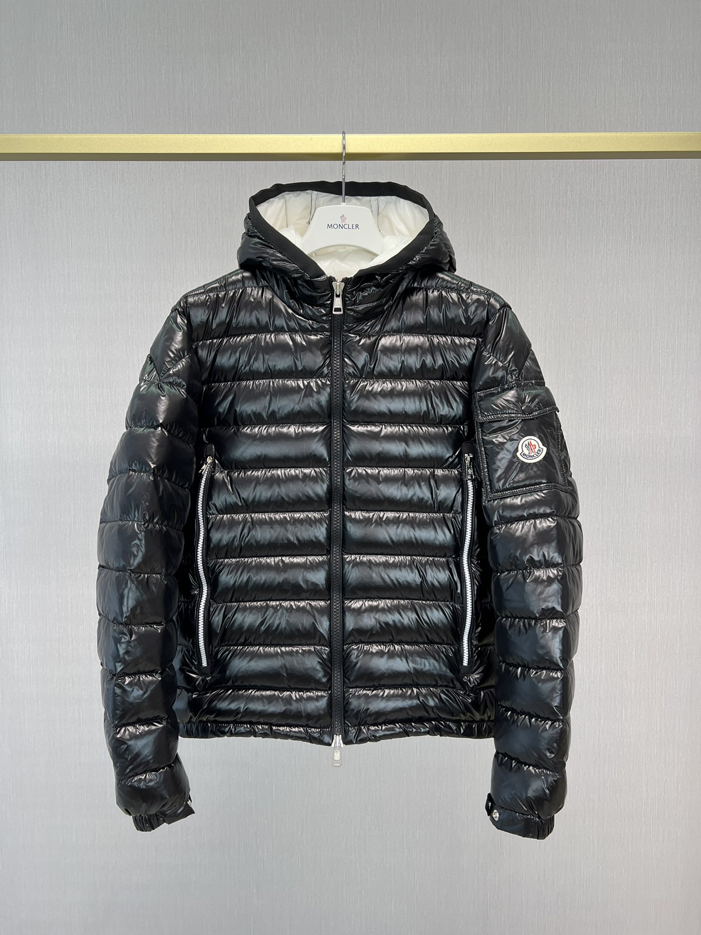 Moncler Ropa Abrigos y chaquetas Chaqueta de plumón Negro Azul Colección de invierno Fashion Blusa con capucha