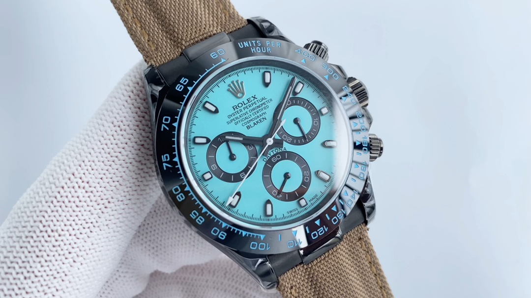 רולקס Rolex Daytona שעונים שחור ניסקס גברים עור אמיתי חומר פלדה חוט