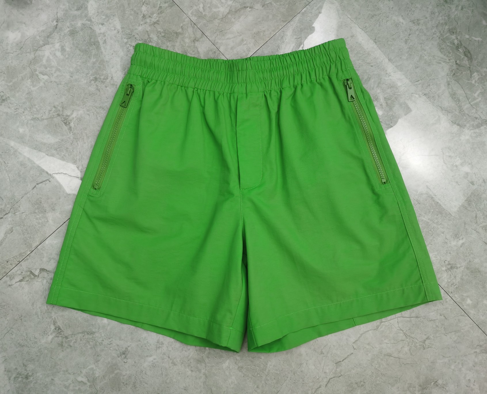 BV 休闲短裤 纯棉面料 定做五金 三角口袋 简约百搭 黑色 绿色 S-XL(实物颜色更佳)
