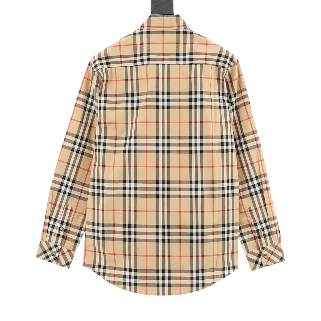 Burberry/巴宝莉 经典元素口袋条纹长袖衬衫